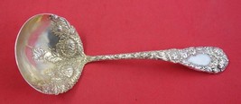 Chrysanthemum by Durgin Sterling Silver Gravy Ladle Large 7 1/4&quot; Serving - £332.82 GBP