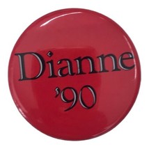 1990 Dianne Feinstein Governor California Campaign Pinback Button Politi... - $12.16