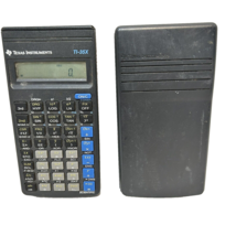 Vintage TI Texas Instruments TI 35X Scientific Calculator with Cover Works - £10.83 GBP