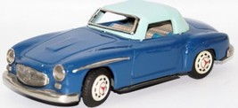 Vintage Tin Litho Friction 2-Tone Blue Mercedes 300SL Toy Car, made in Japan - £155.87 GBP
