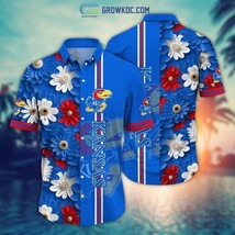 SALE! Kansas Jayhawks Jackets Hawaiian Shirt 3D Shirt Summer 2024 S-5XL - £8.17 GBP+