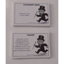 Monopoly 2018 Complete Set 16 Chance 16 Community Chest Cards - $5.00