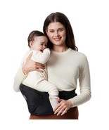 Momcozy Hip Seat Baby Carrier - Adjustable Waistband With, Black, Medium - $967.74 MXN