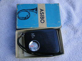 Vintage Transistor AM Radio ASIBO AS-225 In Original Box - £13.41 GBP