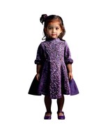 Janie and Jack Purple Quilted Pillowed Design Dress Size 2T - $24.75