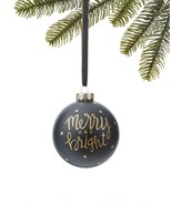 Holiday Lane Black Tie Merry and Bright Ball Ornament C210254 - £10.28 GBP