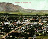 Vtg Postcard 1907 Panorama of Riverside California - Newman Post Card Co - £10.76 GBP