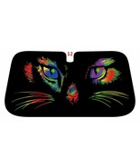 Car window Sun Shade with Purple, Red,Blue or green cat eyes, made to order - €21,36 EUR