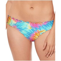 MSRP $20 Salt + Cove Tie-Dyed Ruffled Hipster Bikini Bottom Size Medium - £7.41 GBP