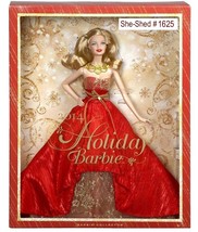 Holiday Barbie Blonde Doll BDH13 by Mattel 2014 Barbie Holiday NIB - £31.41 GBP
