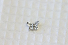 Origami Owl Charm No Longer AVAILABLE/RETIRED (New) Silver Butterfly w/ Crystals - £10.67 GBP