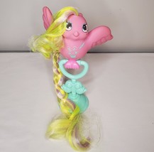 My Little Pony Fairy Tails Pink BIRD TRICKY TAILS Hasbro w/PERCH Vintage... - $29.99