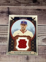 2023 Topps Allen &amp; Ginter Rhys Hoskins Game Used Jersey #AGRB-RH Phillies - £3.99 GBP