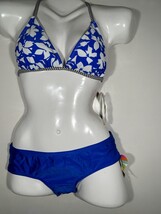 Blue White two-piece Women’s Swimsuit size Small bathing suit by Raisins... - $12.95