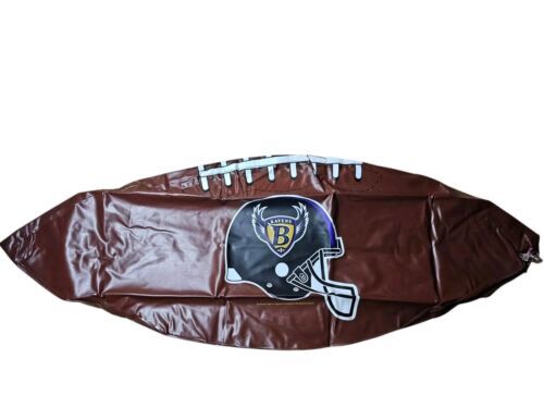 Rare Inflatable Budweiser Baltimore Ravens Blow Up Football  - $14.25