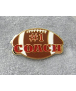 AMERICAN FOOTBALL NUMBER #1 1 COACH LAPEL PIN BADGE 1 INCH - £4.50 GBP