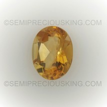 Natural Citrine Oval Faceted Cut 9X7mm Amber Yellow Color VVS Clarity Loose Gems - £16.77 GBP