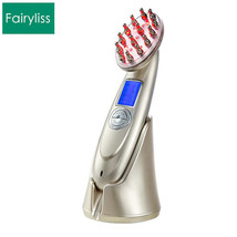 Rf Laser Hair Growth Massage Comb Anti Hair Loss Therapy Infrared Red Light Ems - £52.24 GBP