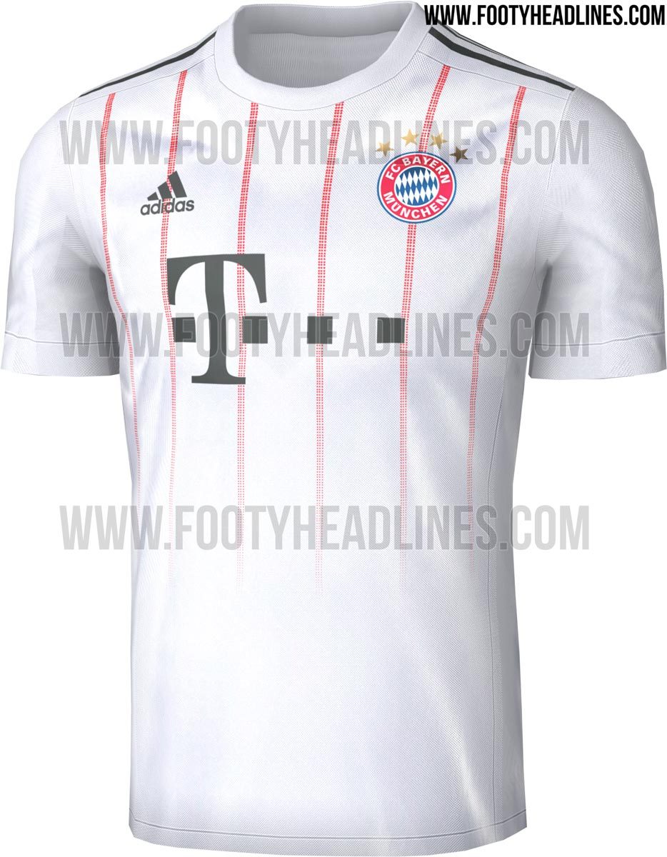 FC Bayern Munchen 17/18 soccer football third mans Germany white jersey top sal  - $39.90