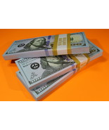 10K FULL PRINT Realistic Prop  Money New Fake 100 Dollar Bills REAL CASH... - $12.32