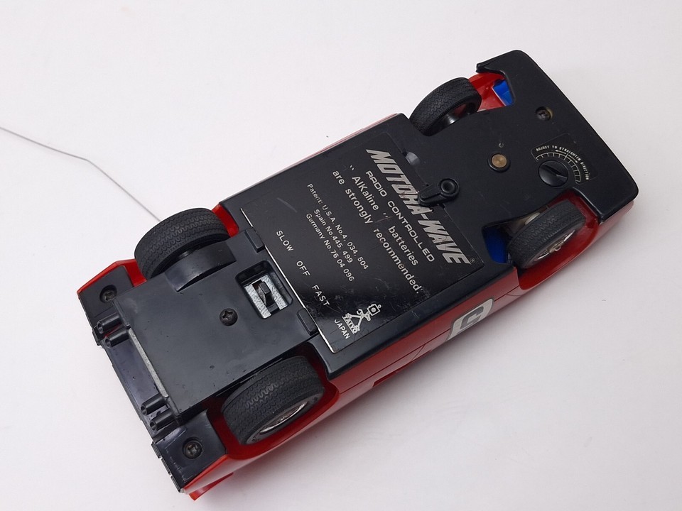 Vintage Radio Shack Red LAMBORGHINI RC countach taiyo in box w remote 1:24 27mhz Item image 11