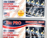 Dyno Titan Pro Commercial Grade Gutter Shingle Light Clips 100 Count Lot... - $21.00