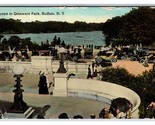 Delaware Park Scene Buffalo New York NY DB Postcard U21 - $2.92