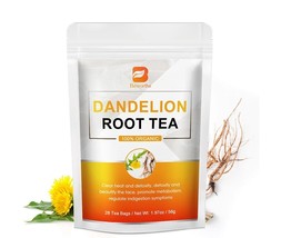 Dandelion Root Herbal Tea – Detox Cleanse &amp; Lung Support (42 Bags) - $24.02