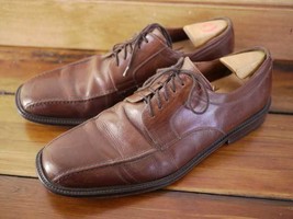 Bostonian Italy Brown Leather Oxford Loafers Mens Shoes 12 M 46.5 - £29.78 GBP