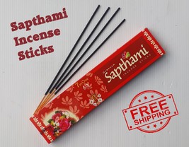 Sapthami Agarbatti Genuine Traditional Natural Incense Joss Sticks 7 in 1 Box - £7.70 GBP