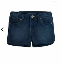 Girl Size 4 Levi&#39;s Shorty Shorts Stretchy Denim New With Tags - £7.28 GBP