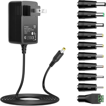 12V 3A 2.5A AC DC Power Adapter Supply Cord Wall Charger for 12 Volt Electronics - £14.61 GBP
