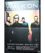 U2 WALK ON 2001 ELEVATION CANADIAN TOUR POSTER Foam Backing Calgary Vanc... - $48.00 CAD
