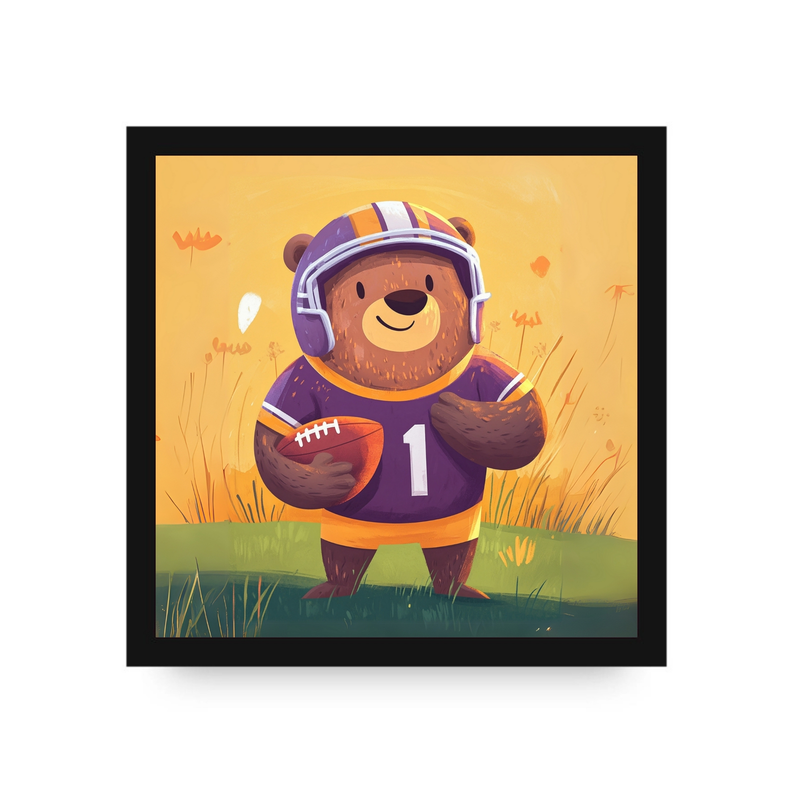 Grady the Growling Grizzly Canvas by Dancing Littles Jungle - $35.99+