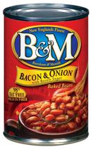 B&amp;M Bacon &amp; Onion Baked Beans 16.00 oz , Pack Of 10 - £27.94 GBP