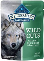 Blue Buffalo Wilderness Trail Toppers Wild Cuts Duck in Gravy - £22.62 GBP