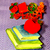 Two stunning teachers brooches - $25.68 CAD