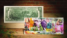 Planet Of The Apes Genuine U.S. $2 Bill Signed By Rency &amp; Serial Numbered Of 217 - £22.45 GBP