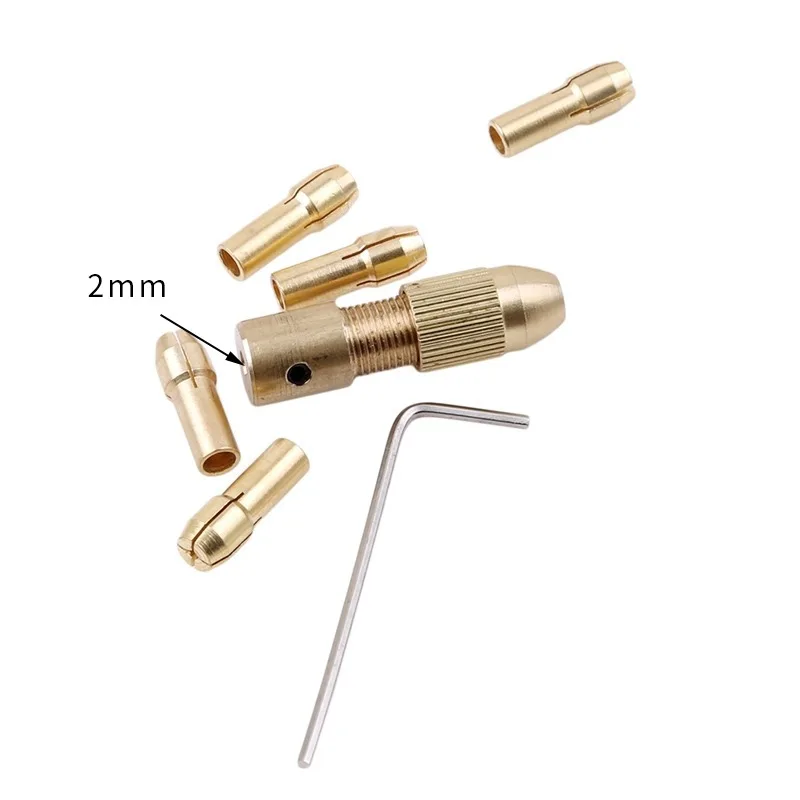 Mini Drill Collet Chuck 7pcs 2-4mm Shank ss Chu Adapter for Dremel Rotary Tool P - £32.09 GBP