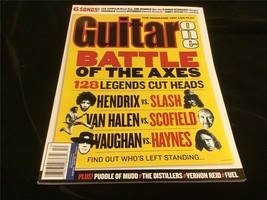 Guitar One Magazine December 2003 Battle of the Axes: 128 Legends Cut Heads - $16.00