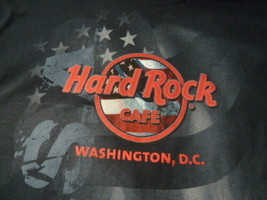 Hard Rock Cafe T Shirt Navy Blue Washington DC Short Sleeve Womans Medium - £10.25 GBP