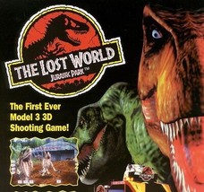 Jurassic Park The Lost World Arcade Game FLYER Original 1997 NOS Dinosaurs - £15.15 GBP