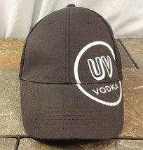 UV Vodka Cap Baseball Hat Black Mesh Advertising Flexible Fit Distilled ... - £9.48 GBP
