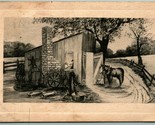 Blacksmith Shop on Country Road Engraving 1911 DB Postcard Unused I14 - $4.90