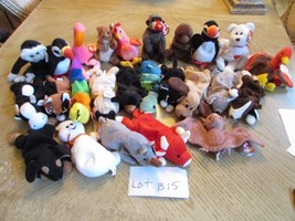 LOT OF 24  HARD TO FIND TY BEANIE BABIES  - EXC - LOT B15 - £21.49 GBP