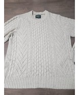 american eagle outfitters knitted sweater oatmeal speckled xl - $18.00