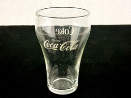 Vintage &quot;Enjoy Coca-Cola&quot; 8-ounce Glass, 5&quot;  Tall, Bell Shape, White Lettering - £11.44 GBP