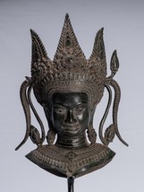 Antique Khmer Style Mounted Angkor Wat Apsara or Angel Statue - 49cm/20&quot; - £584.66 GBP