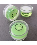 3 x Professional Small Bubble Spirit Level Bulls Eye Vial Round 15mm Dia... - $16.15