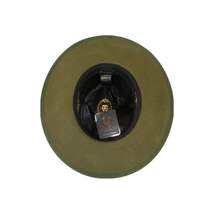 Men Bruno Capelo Dress Hat Australian Wool Pinch Front Fedora WE976 Olive Green image 5